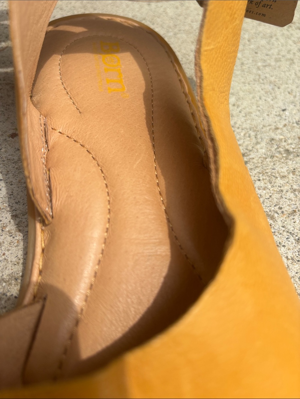 Born Inlet Open-Toe Slingback Sandal-yellow - Picture 5 of 6